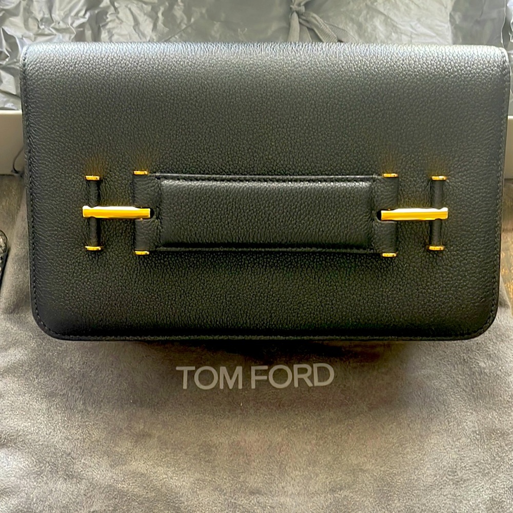 Tom Ford Black Clutch. In mint condition. New